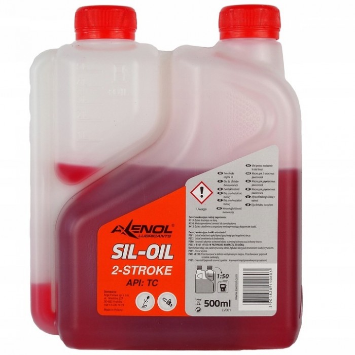 Alyva dvitakčiams varikliams 0,5L Alyva dvitakčiams varikliams 0,5L
