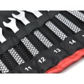 Kombinuotų veržliarakčių rinkinys TVARDY T00653, 6–32 mm, 25 vnt., CrV Kombinuotų veržliarakčių rinkinys TVARDY T00653, 6–32 mm, 25 vnt., CrV