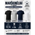 Medvilniniai marškinėliai T-shirt 190 Navy, 190 g/m² Medvilniniai marškinėliai T-shirt 190 Navy, 190 g/m²