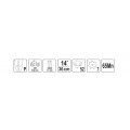 Grandininio pjūklo juosta YATO 14″ (35 cm), 3/8″, 1,1 mm, 52 nareliai Grandininio pjūklo juosta YATO 14″ (35 cm), 3/8″, 1,1 mm, 52 nareliai