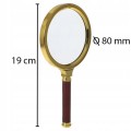 Padidinimo stiklas 80 mm su rankena